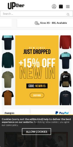 Mobile page screenshot