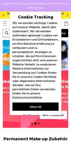 Mobile page screenshot