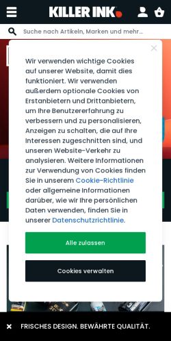 Mobile page screenshot