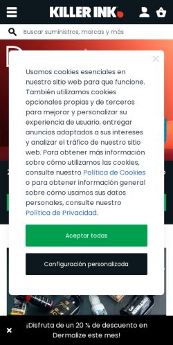 Mobile page screenshot
