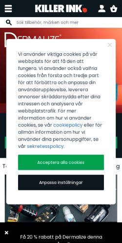 Mobile page screenshot