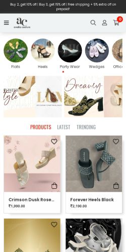 Mobile page screenshot