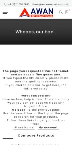 Mobile page screenshot