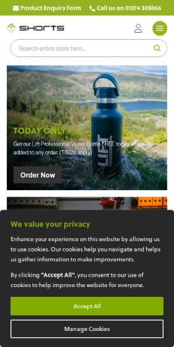 Mobile page screenshot