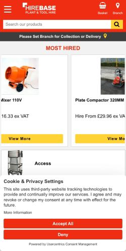 Mobile page screenshot