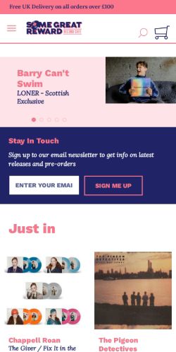 Mobile page screenshot