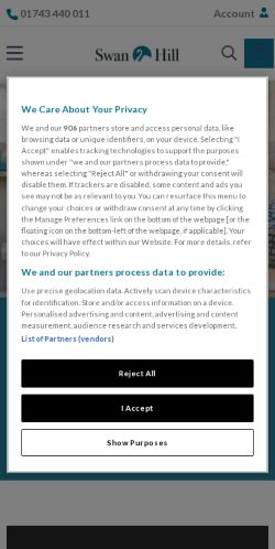 Mobile page screenshot