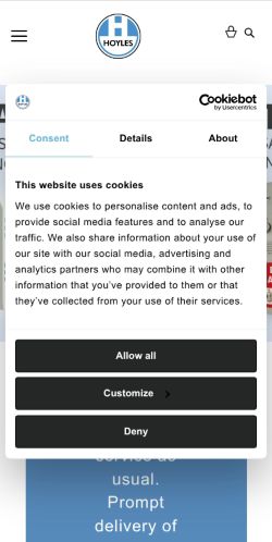 Mobile page screenshot