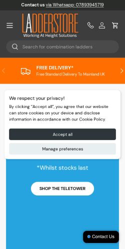 Mobile page screenshot
