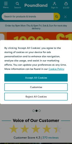 Mobile page screenshot