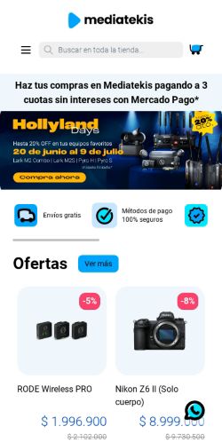 Mobile page screenshot