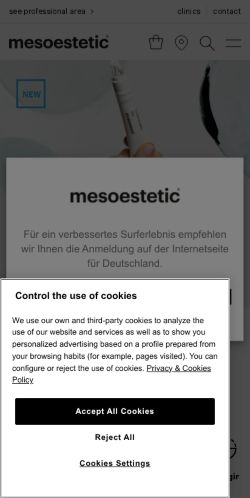 Mobile page screenshot