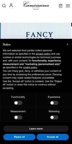 Mobile page screenshot