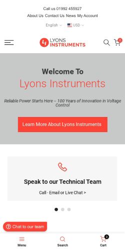 Mobile page screenshot