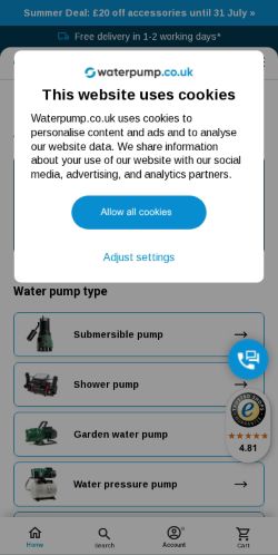 Mobile page screenshot
