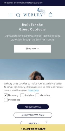 Mobile page screenshot