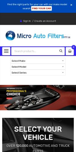 Mobile page screenshot