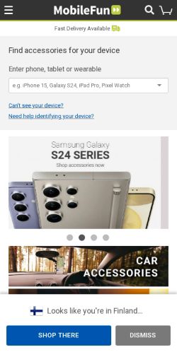 Mobile page screenshot