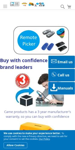 Mobile page screenshot