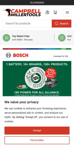 Mobile page screenshot