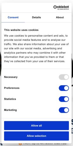 Mobile page screenshot