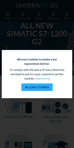Mobile page screenshot