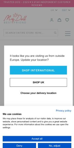 Mobile page screenshot