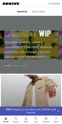 Mobile page screenshot