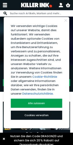 Mobile page screenshot