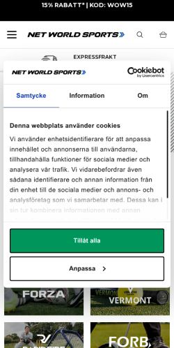 Mobile page screenshot
