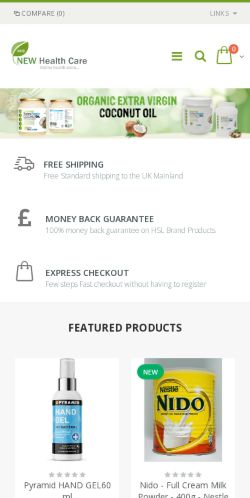 Mobile page screenshot