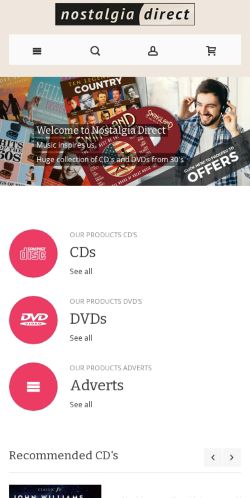 Mobile page screenshot