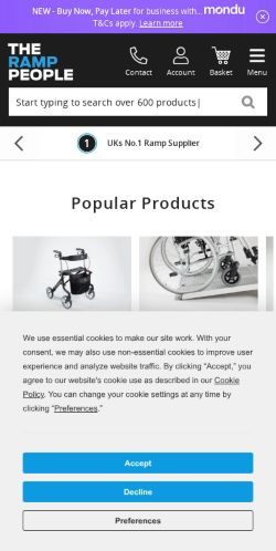 Mobile page screenshot