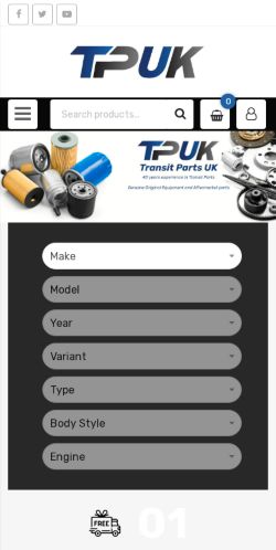 Mobile page screenshot