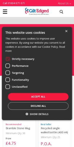 Mobile page screenshot
