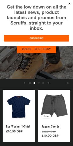 Mobile page screenshot