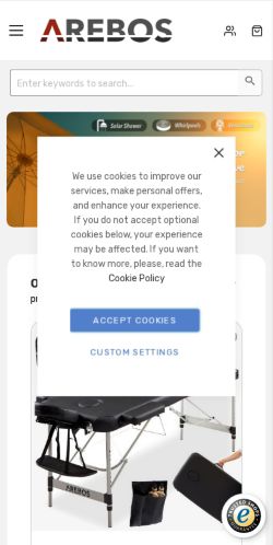 Mobile page screenshot