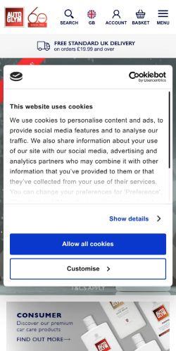 Mobile page screenshot