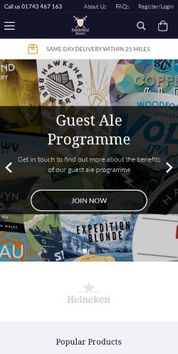 Mobile page screenshot