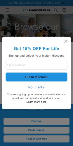 Mobile page screenshot