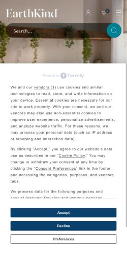 Mobile page screenshot