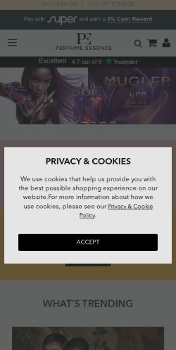 Mobile page screenshot