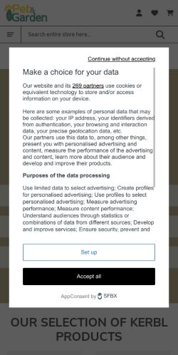 Mobile page screenshot