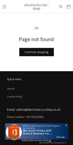 Mobile page screenshot