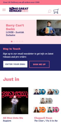 Mobile page screenshot