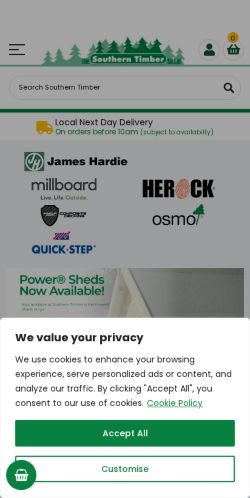 Mobile page screenshot