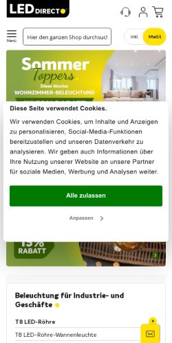 Mobile page screenshot