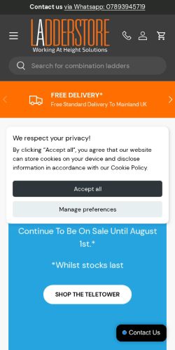 Mobile page screenshot