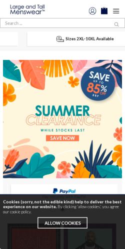 Mobile page screenshot