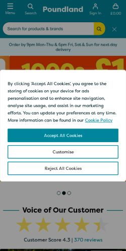 Mobile page screenshot